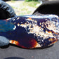 121 gram Slab polished Indonesian Sumatra Blue Amber for Healing 25Y104