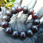 35  gram 14 Beads Mala Bracelet Indonesian Cherry Red Amber 16 mm for Healing A14G269