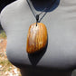 84 gr Genuine Natural Indonesian Yellow Cream Amber Big Pendant 26CPX145
