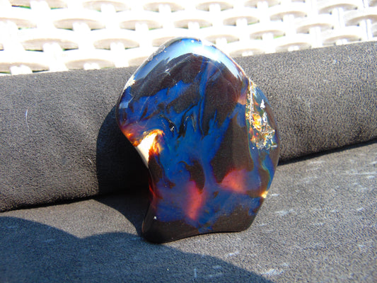 40 gram Slab  polished Indonesian Blue Amber for Healing 25N155