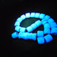 61 gr Komboloi Rosary 23 Beads 13x14 mm Indonesian Red Blue Amber for Healing 26COER5