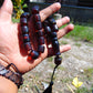 60 gr Komboloi Rosary 23 Beads 13x14 mm Indonesian Red Amber for Healing 26COER4