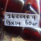 60 gr Komboloi Rosary 23 Beads 13x14 mm Indonesian Red Amber for Healing 26COER4