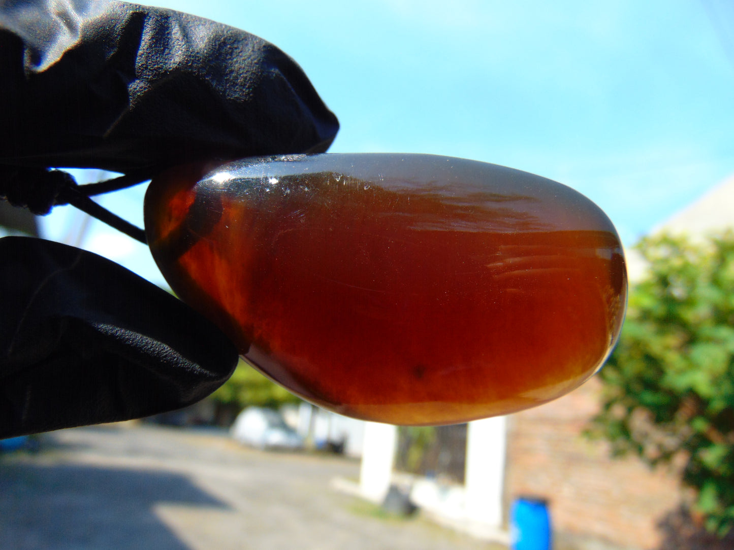 29 gr Pendant Indonesian Crystal Red Amber for Healing PE28