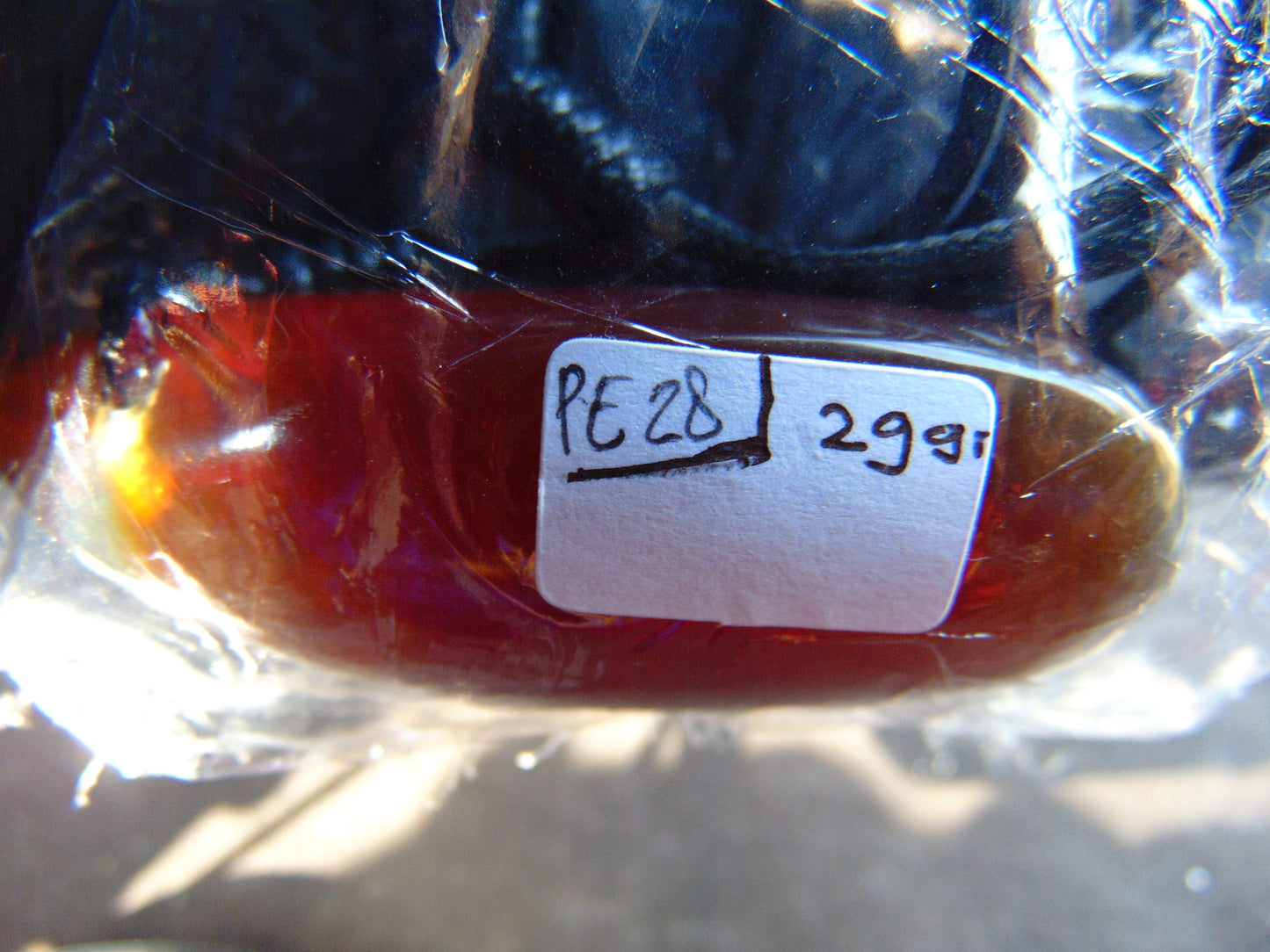 29 gr Pendant Indonesian Crystal Red Amber for Healing PE28