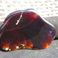 105 gram Slab Slim  polished Indonesian Crystal red Amber for Healing 25N146