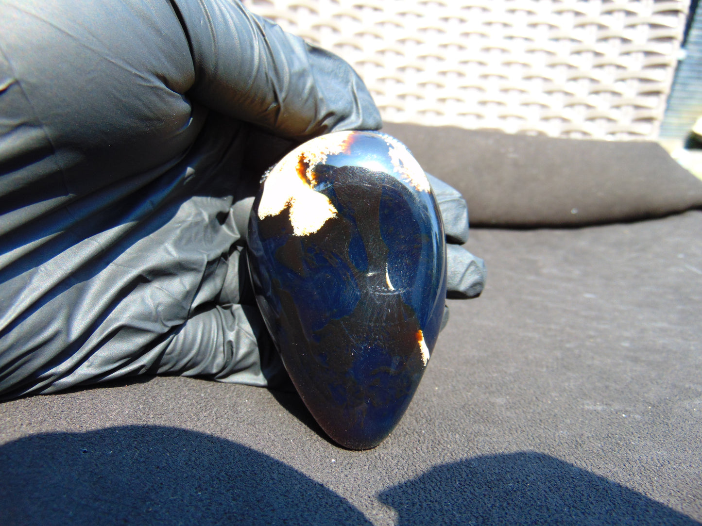 54 gr Pendant Indonesian Blue Amber for Healing A41