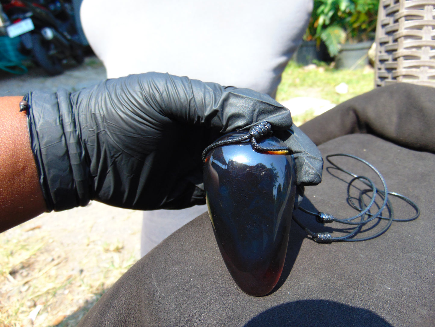 45 gr Pendant Indonesian Cherry Amber for Healing 25F14