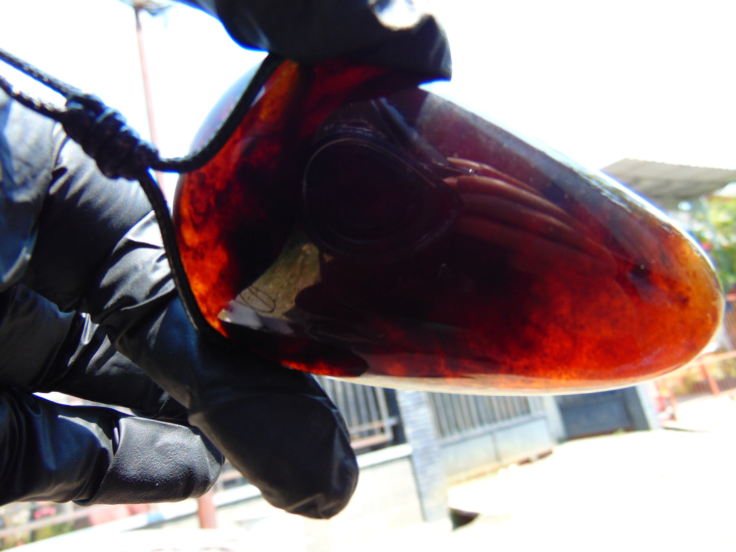 45 gr Pendant Indonesian Cherry Amber for Healing 25F14