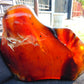 124 gram Slab  polished Indonesian Red Amber for Healing 25Y103