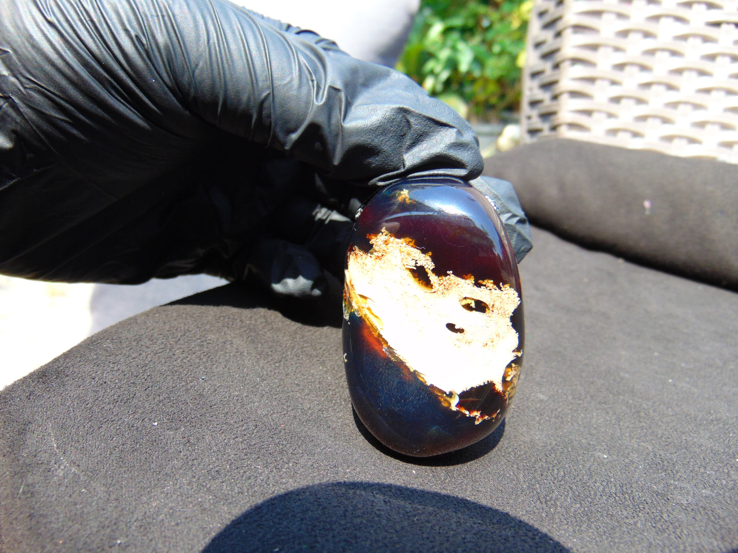 54 gr Pendant Indonesian Blue Amber for Healing 25F12