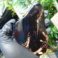 115 gram Slab polished Indonesian Sumatra Black Blue Amber for Healing 25Y108