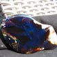 69 gram Slab polished Indonesian Sumatra Black Blue Amber for Healing 25Y115