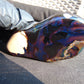 69 gram Slab polished Indonesian Sumatra Black Blue Amber for Healing 25Y115