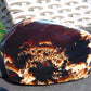 113 gram Slab  polished Indonesian Sumatra White Red Amber for Healing 25Y113