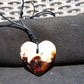 14 gr Heart Pendant Indonesian White Amber for Healing AR32