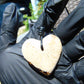 14 gr Heart Pendant Indonesian White Amber for Healing AR32