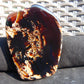 113 gram Slab  polished Indonesian Sumatra White Red Amber for Healing 25Y113