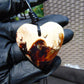 14 gr Heart Pendant Indonesian White Amber for Healing AR32