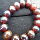 16 Beads Mala Bracelet Indonesian Cherry Red Amber for Healing A16G201
