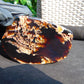 113 gram Slab  polished Indonesian Sumatra White Red Amber for Healing 25Y113