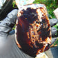 113 gram Slab  polished Indonesian Sumatra White Red Amber for Healing 25Y113