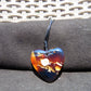 10 gr Heart Pendant Indonesian Blue Amber for Healing PBN684