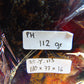 113 gram Slab  polished Indonesian Sumatra White Red Amber for Healing 25Y113