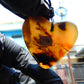 10 gr Heart Pendant Indonesian Blue Amber for Healing PBN684