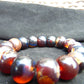 16 Beads Mala Bracelet Indonesian Amber for Healing A16G197