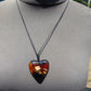 10 gr Heart Pendant Indonesian Blue Amber for Healing PBN684