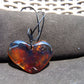 12 gr Heart Pendant Indonesian Blue Amber for Healing PCN658