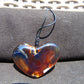 12 gr Heart Pendant Indonesian Blue Amber for Healing PCN658