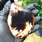 86 gram Slab  polished Indonesian Sumatra Black Amber for Healing 25Y109