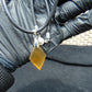6 gr Teardrop Pendant Indonesian Yellow Amber for Healing