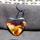 12 gr Heart Pendant Indonesian Amber for Healing PCA1K69