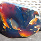 123 gram Slab  polished Indonesian Sumatra Blue Amber for Healing 25Y126