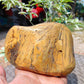 463 gram Polished Indonesia Yellow Aromatic Amber for Healing 26KX3