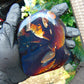 123 gram Slab  polished Indonesian Sumatra Blue Amber for Healing 25Y126