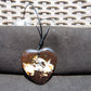 14 gr Heart Pendant Indonesian White Amber for Healing PCA136