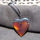 11 gr Heart Pendant Indonesian Blue Amber for Healing PL36