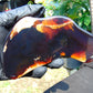 105 gram Slab  polished Indonesian Dark Red Amber for Healing 25N157