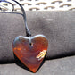 11 gr Heart Pendant Indonesian Blue Amber for Healing PL36