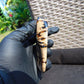 87 gram Slab Slim polished Indonesian Dark Blue Amber for Healing 25A192