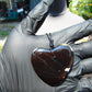 14 gr Heart Pendant Indonesian Amber for Healing PCAIK102