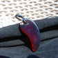 21 gram Comma Pendant Indonesian Blue Amber for Healing 26A333