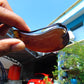 21 gram Comma Pendant Indonesian Blue Amber for Healing 26A333