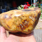 499 gram Polished Indonesia Yellow Aromatic Amber for Healing 26KX2
