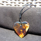 6 gr Heart Pendant Indonesian Blue Amber for Healing PB165