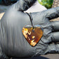 6 gr Heart Pendant Indonesian Blue Amber for Healing PB165